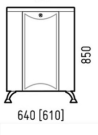Corozo Мебель для ванной Триана 40 – фотография-2