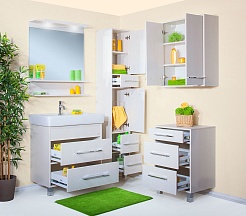 Бриклаер Шкаф навесной Чили 62 светлая лиственница – фотография-5