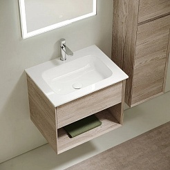 Sancos Тумба под раковину Marmi 1.0 60 дуб галифакс натуральный – фотография-2