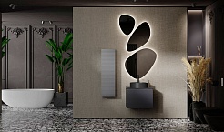 Jorno Тумба с раковиной Stone 60 антрацит – фотография-3