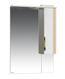 Misty Зеркало-шкаф Престиж 60 R белый/золотая патина – фотография-3