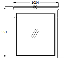 Opadiris Мебель для ванной Борджи 95 светлый орех – фотография-4