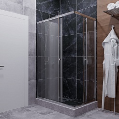 Triton Душевой уголок Вента Хром 100/80 Щ0000057860 – фотография-4