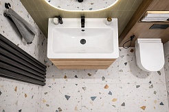 Vivon Тумба с раковиной Atwood 70 подвесная дерево – фотография-6