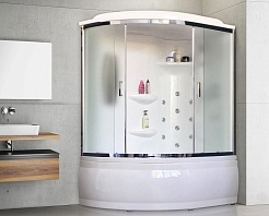 Royal Bath Душевая кабина RB 140ALP-C-CH правая – фотография-2