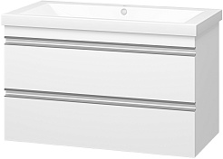 Misty Мебель для ванной Ингрид 90 подвесная белая – фотография-5