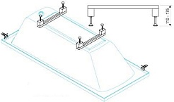 Cezares Ножки для акриловой ванны ECO-LEG-KIT – фотография-2