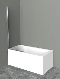 BelBagno Шторка на ванну 90/150 UNO-V-1-90/150-C-Cr – фотография-1