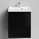 Водолей Мебель для ванной Тач 50 подвесная черная – фотография-13