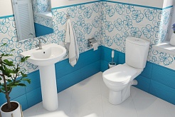 Rosa Унитаз-компакт Комфорт белый – фотография-3