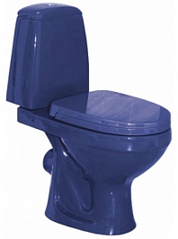 Oscar Унитаз-Компакт "Синий" микролифт – фотография-1