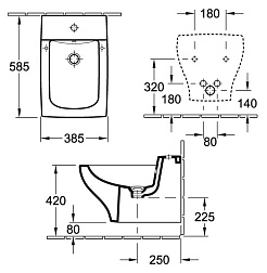 Villeroy & Boch Биде подвесное La Belle 5427 00R2 star white – фотография-2