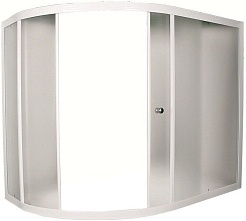 1Marka Шторка для ванны Catania 160x100x140 белая – фотография-1