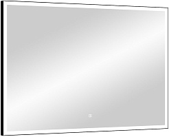 Continent Зеркало Frame Black Led 900x700 – фотография-2