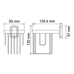 WasserKRAFT Держатель освежителя "Oder K-3045" – фотография-3