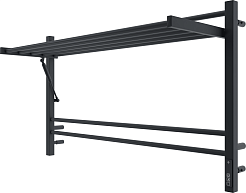 Terminus Полотенцесушитель электрический Горизонт П8 1000x600 черный муар – фотография-2