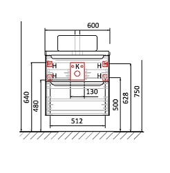 Jorno Столешница Wood 60 светлая – фотография-3