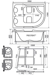 Triton Акриловая ванна Респект L – фотография-8