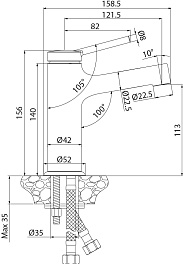 Lemark Смеситель для раковины Minima LM3806C хром – фотография-3