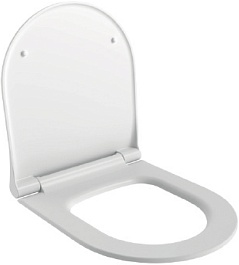 Ambassador Сиденье для унитаза Queen тонкое белое – фотография-1