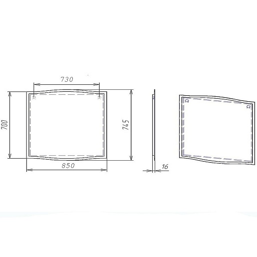 Alvaro Banos Зеркало Carino 105, с LED подсветкой – картинка-3