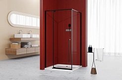 Esbano Душевое ограждение ESA-90KV-B 90/90 – фотография-2