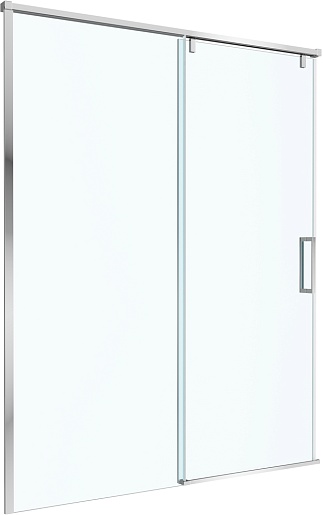 BelBagno Душевая дверь в нишу Soft Close-1 SOFT_CLOSE-1-BF-1-160-C-Cr 160x200 профиль хром стекло прозрачное – фото-1