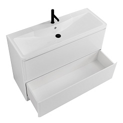 BelBagno Мебель для ванной Albano 120 напольная Bianco Lucido – фотография-3