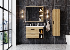 Onika Мебель для ванной Легран 80 Como подвесная дуб галифакс – фотография-6