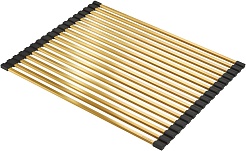 Milacio Ролл-мат для кухонной мойки Ultra MCU.4536.GD золото брашированное – фотография-1