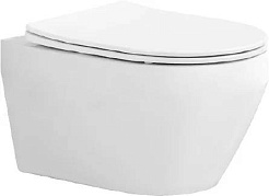 Aquatek Унитаз подвесной Лея AQ1199-00 в комплекте с инсталляцией Standard INS-0000012 с клавишей смыва KDI-0000020 матовый черный и крепления KKI-0000002 – фотография-2