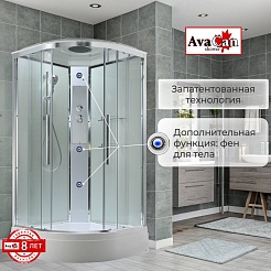 Avacan Душевая кабина 90/90 EM3090T прозрачная – фотография-3
