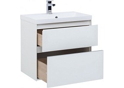 Aquanet Тумба с раковиной Гласс 80 – фотография-7