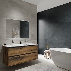 Зов Мебель для ванной Парма 120 подвесная аттик – фотография-2