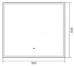 Equil Зеркало Forest 90 черный – фотография-4