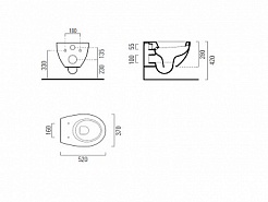 GSI Унитаз подвесной CITY 931811 – фотография-2