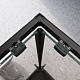 BelBagno Душевой уголок Luce 90/90 LUCE-A-2-90-C-NERO профиль матовый черный стекло прозрачное – фотография-10