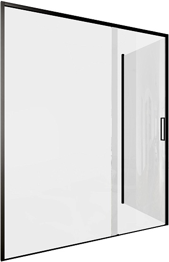 Aquanet  Душевой уголок Pleasure Evo 160x90 AE65-160x90-BT профиль черный, стекло прозрачное – картинка-3