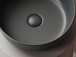 Ceramicanova Мебельная раковина Element 35 CN6073MDH тёмный антрацит матовый – фотография-3