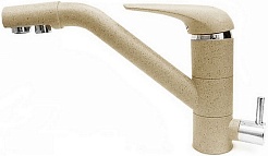 Granfest Смеситель для кухни GF 2624 бежевый – фотография-1