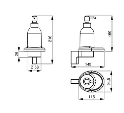 Ideal Standard Дозатор Connect керамика – фотография-5