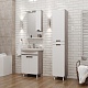 Onika Мебель для ванной Харпер 55.10 белая матовая/мешковина – картинка-24