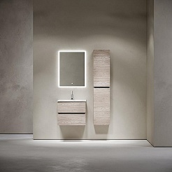 Sancos Тумба с раковиной Urban 60 дуб галифакс натуральный раковина Element 61 CN7001 – фотография-6