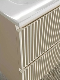 Sancos Мебель для ванной Snob R 120 beige soft для двоих – фотография-7