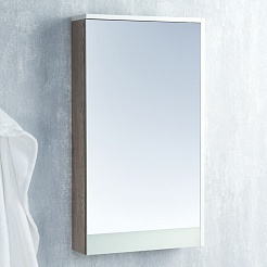 Акватон Мебель для ванной Эмма 45 белая/дуб наварра – фотография-17