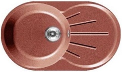 Granfest Мойка кухонная Rondo GF-R750L Красный марс – фотография-1