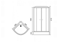 Royal Bath Душевая кабина RB 100HK6-WC – фотография-2