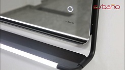 Esbano Зеркало ES-3727 K2D 100x70 черное матовое – фотография-4