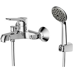 Bravat Смеситель для вынны с душем Eco F6111147C-B – фотография-1