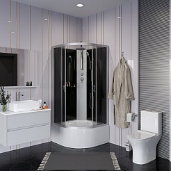 Niagara Душевая кабина Classic NG-2508-14BKT – фотография-3